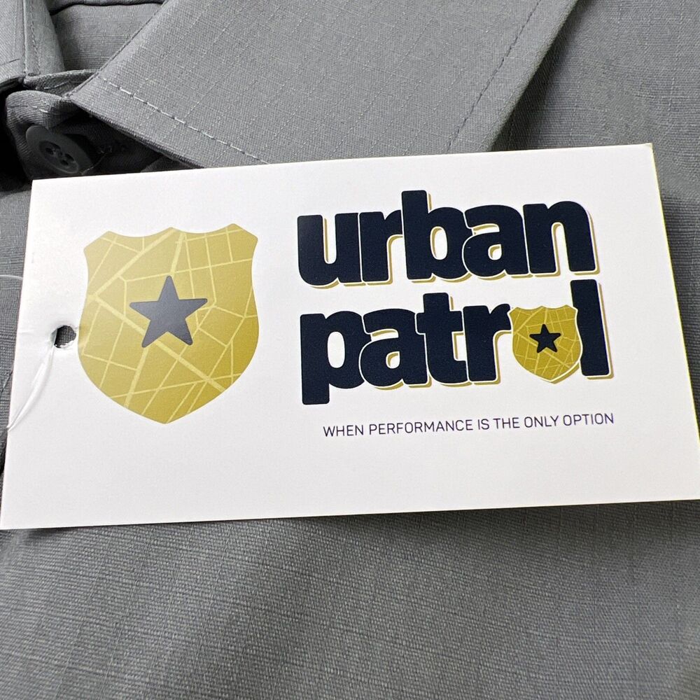 GardaWorld Urban Patrol Gray Short Sleeve Security Uniform Shirt 18-18½ Size 2XL - Picture 5 of 9